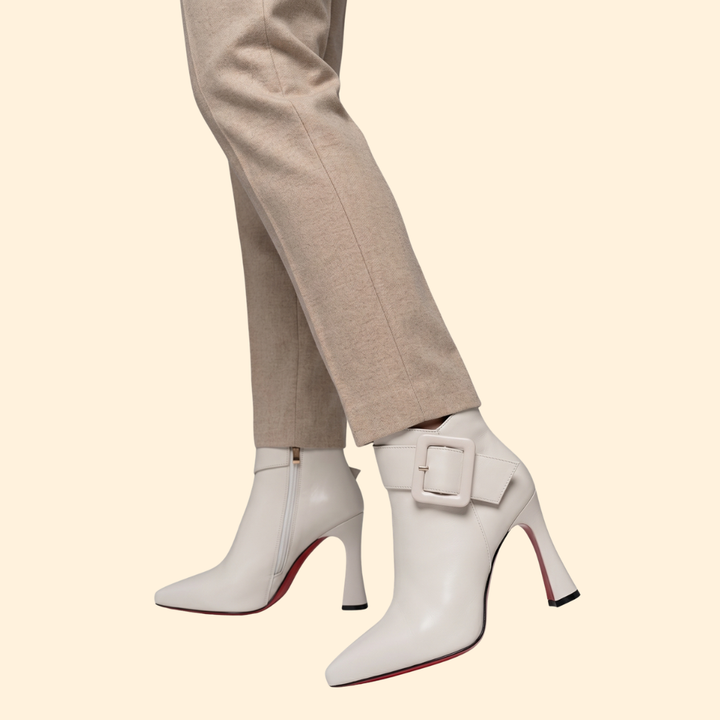 Women's Ankle Boots with Buckle