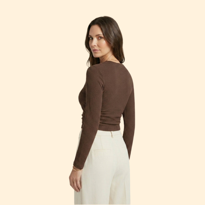 Women's Long-Sleeved Crop Chic