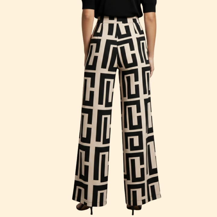 Women's Printed Palazzo Trousers