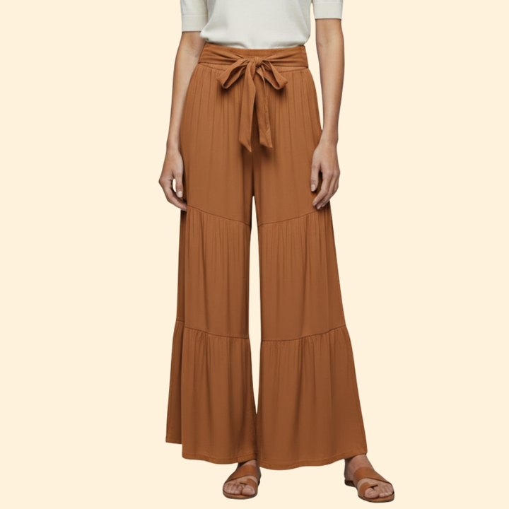Women's Stylish Tie-Waist Trousers
