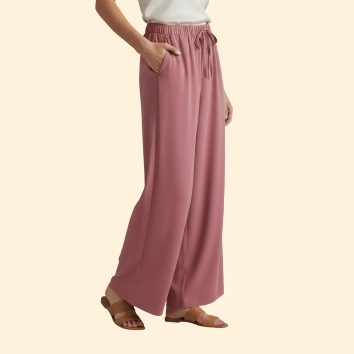 Women's Casual Tie-Waist Palazzo