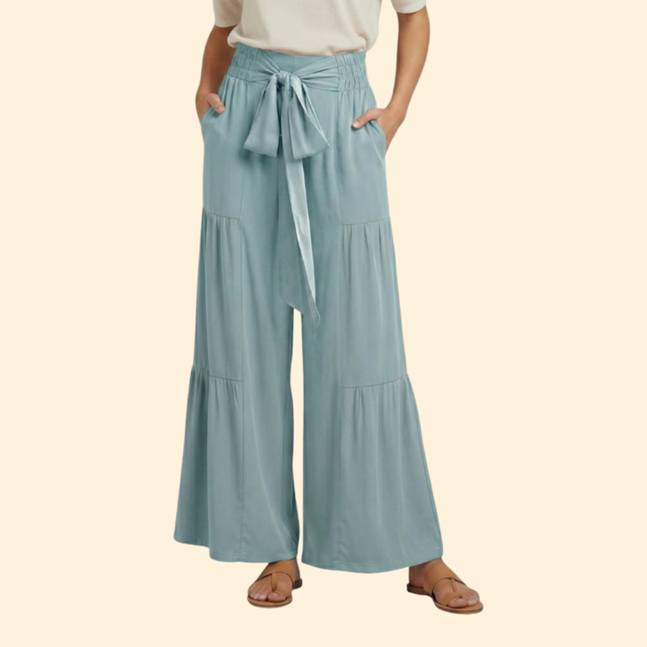 Women's Effortless Tie-Waist Trousers