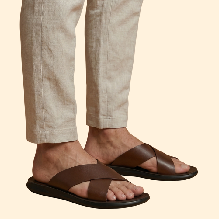 Men's Minimalist Slip-On Sandals