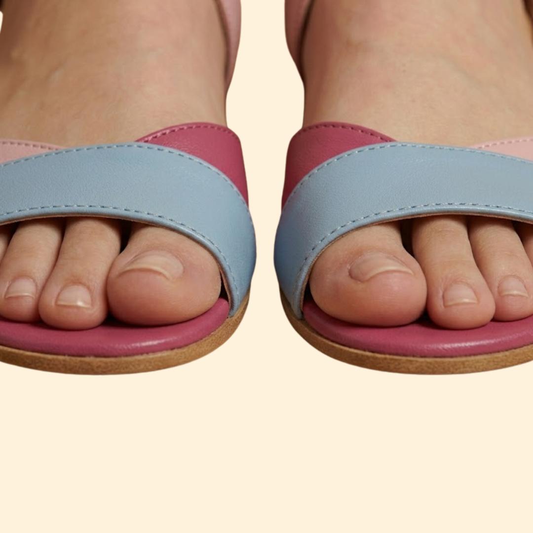 Women's Asymmetrical Low-Heel Sandals