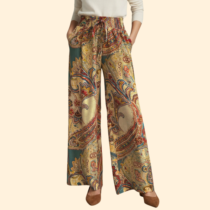 Women's Bohemian Palazzo Trousers