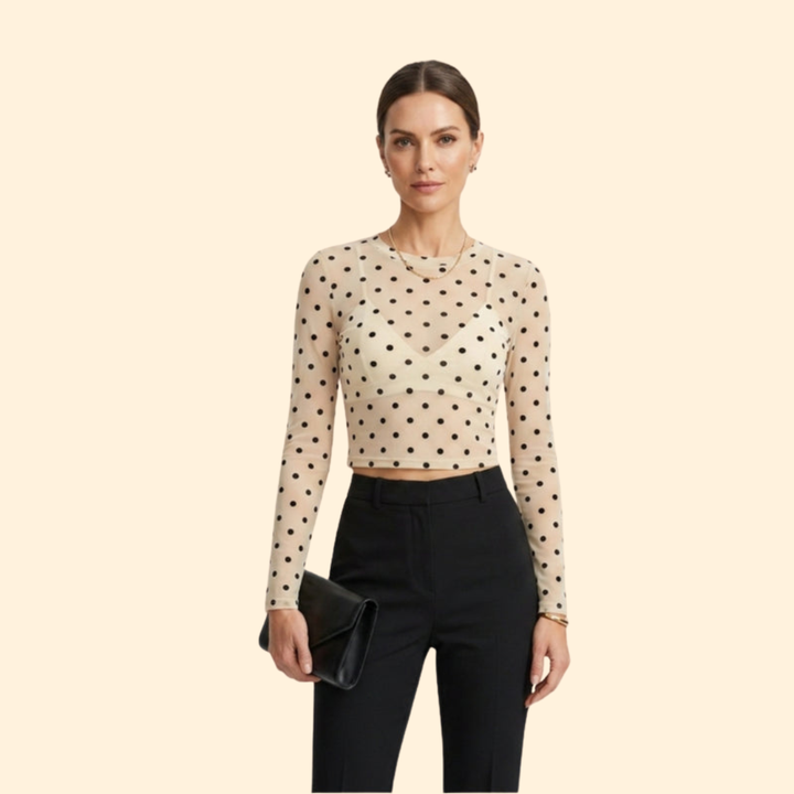 Women's Sleek Long Sleeve Blouse