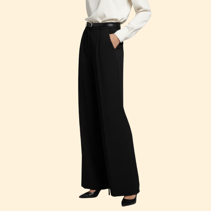 Women's Chic Tie-Waist Trousers