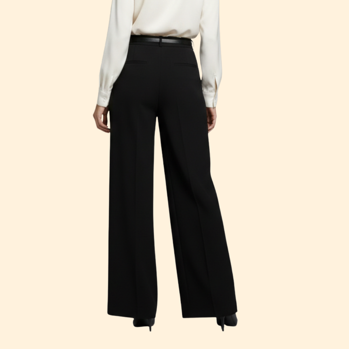 Women's Chic Tie-Waist Trousers