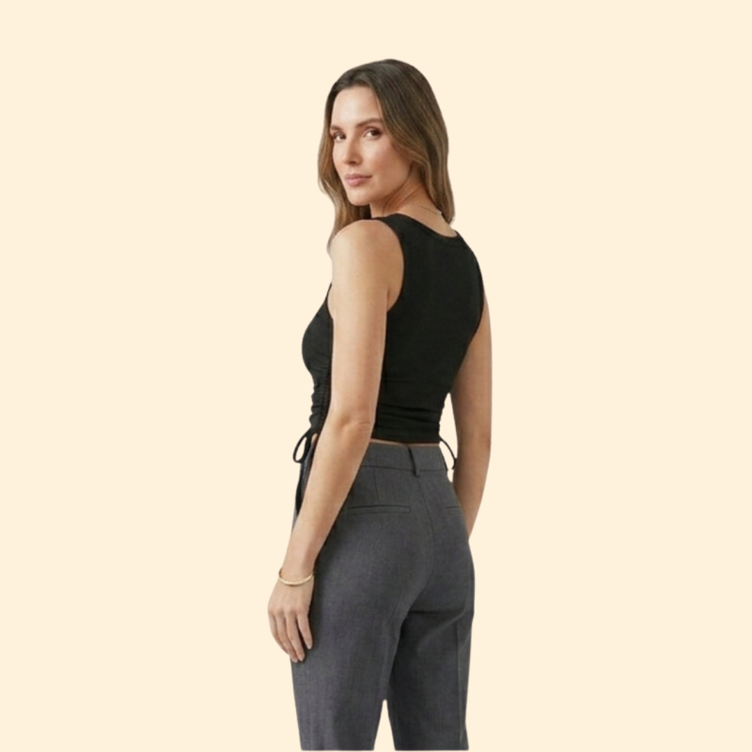 Women's Ruching Crop Top