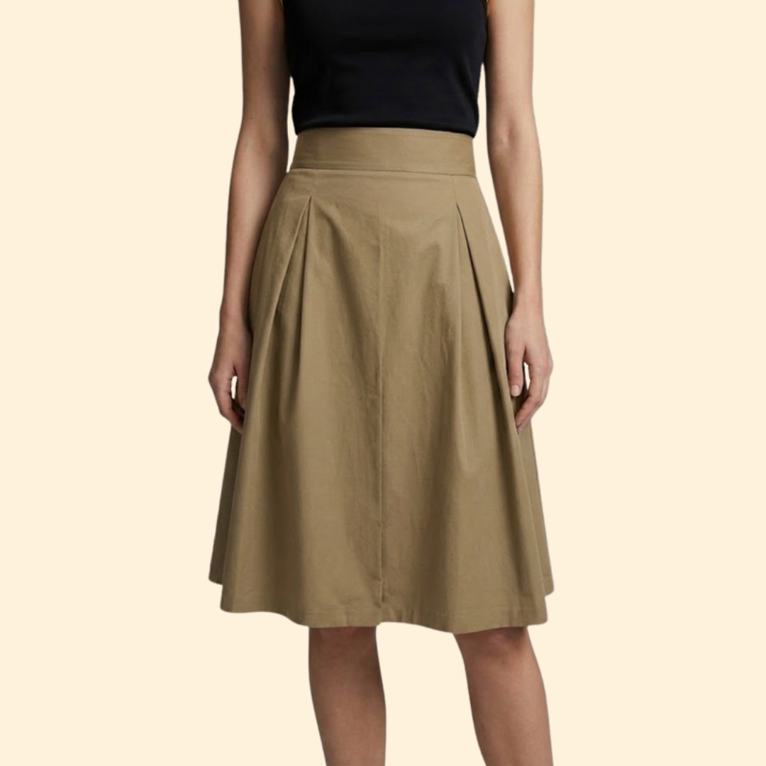 Women's Bow Tie Midi Skirt
