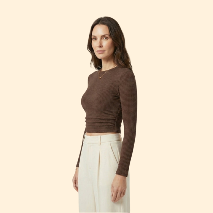 Women's Long-Sleeved Crop Chic