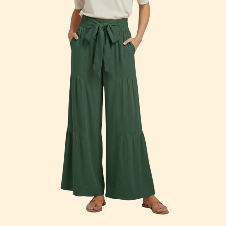 Women's Effortless Tie-Waist Trousers