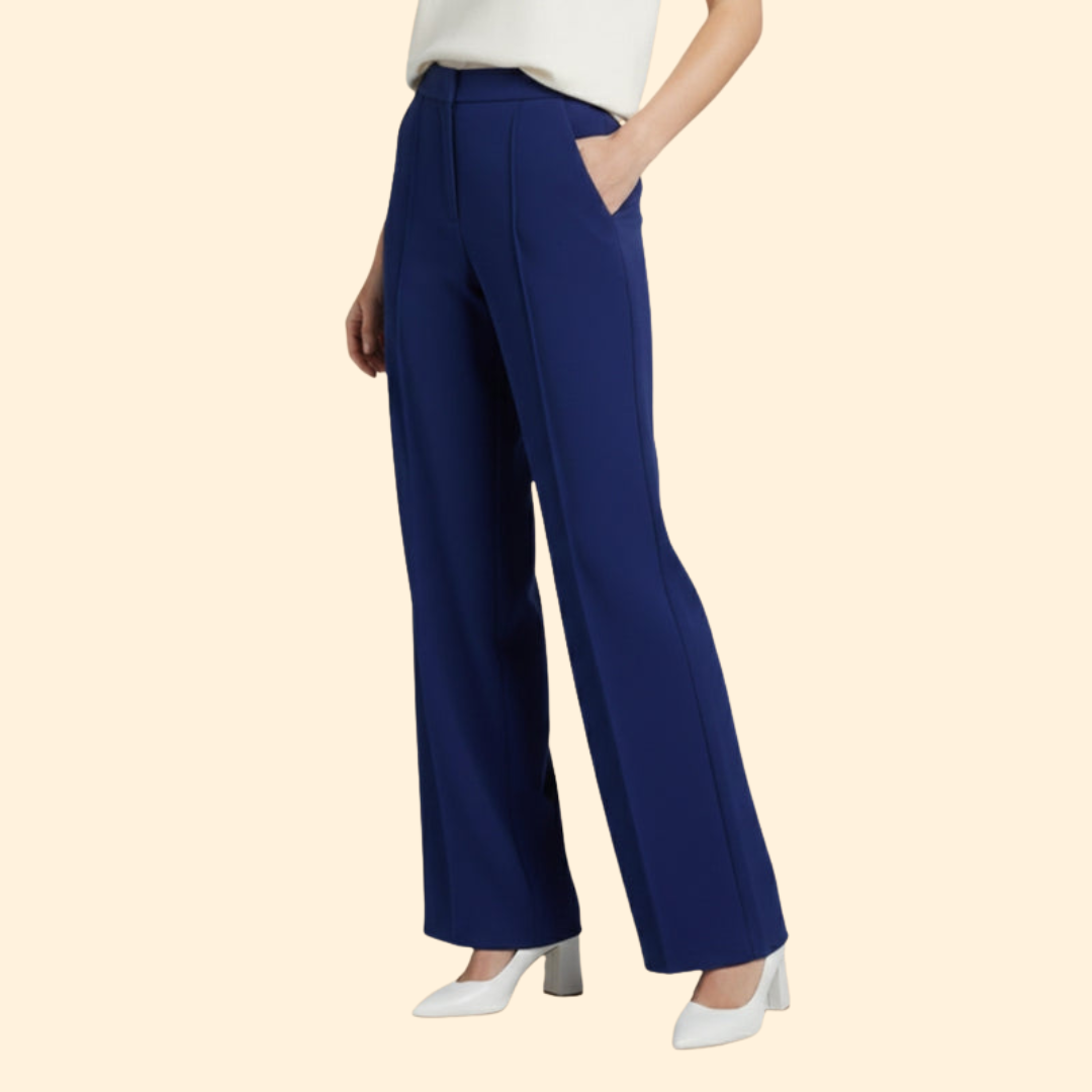 Women's High-Waisted Wide-Leg Trousers
