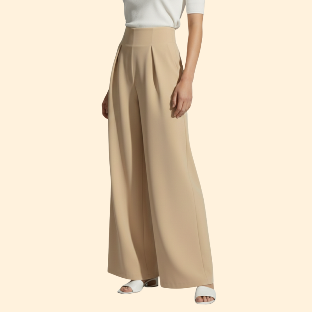 Women's Fashionable Pleated Trousers