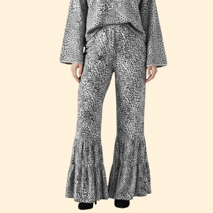Women's Stylish Ruffle Palazzo Pants