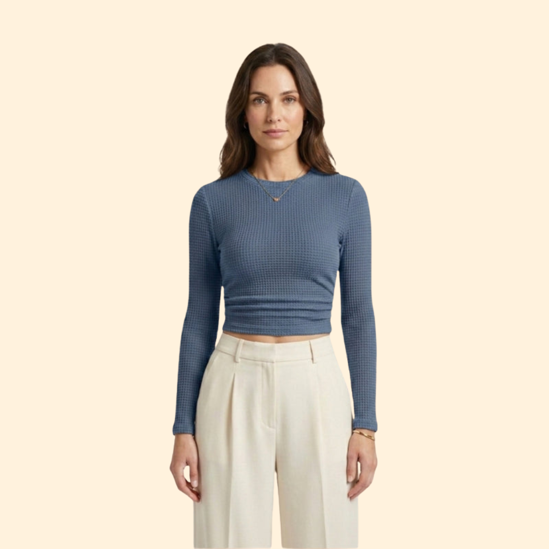 Women's Long-Sleeved Crop Chic