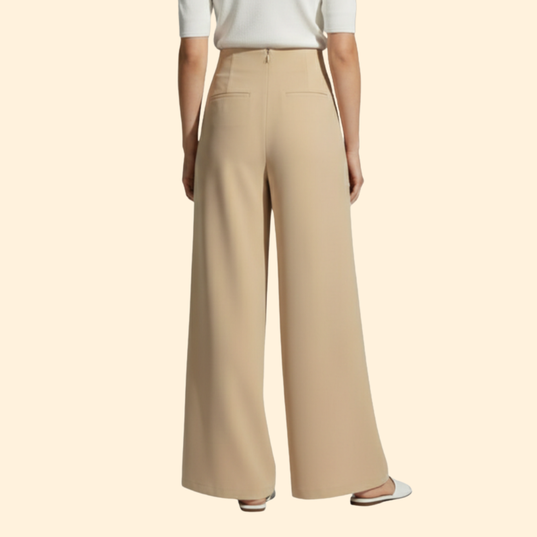 Women's Fashionable Pleated Trousers