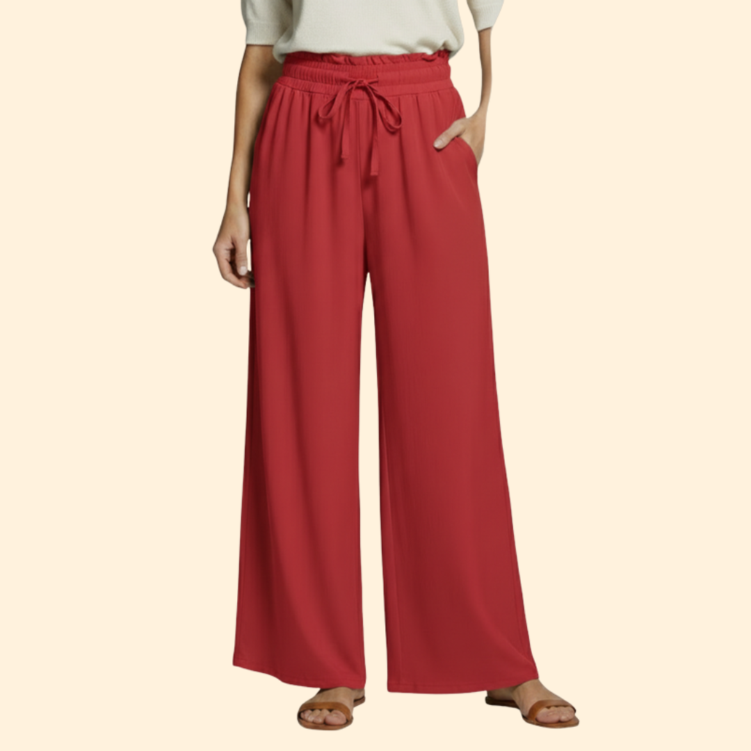 Women's Elegant Wide-Leg Trousers