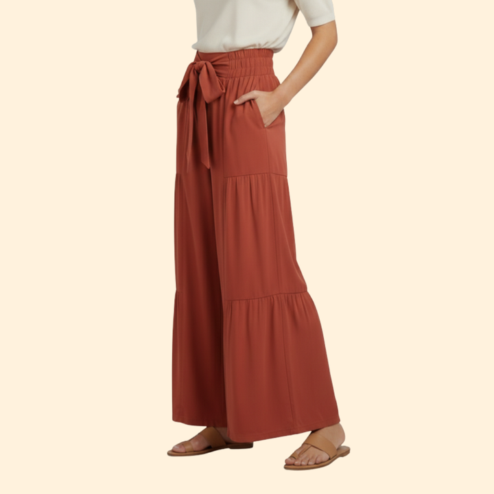 Women's Effortless Tie-Waist Trousers