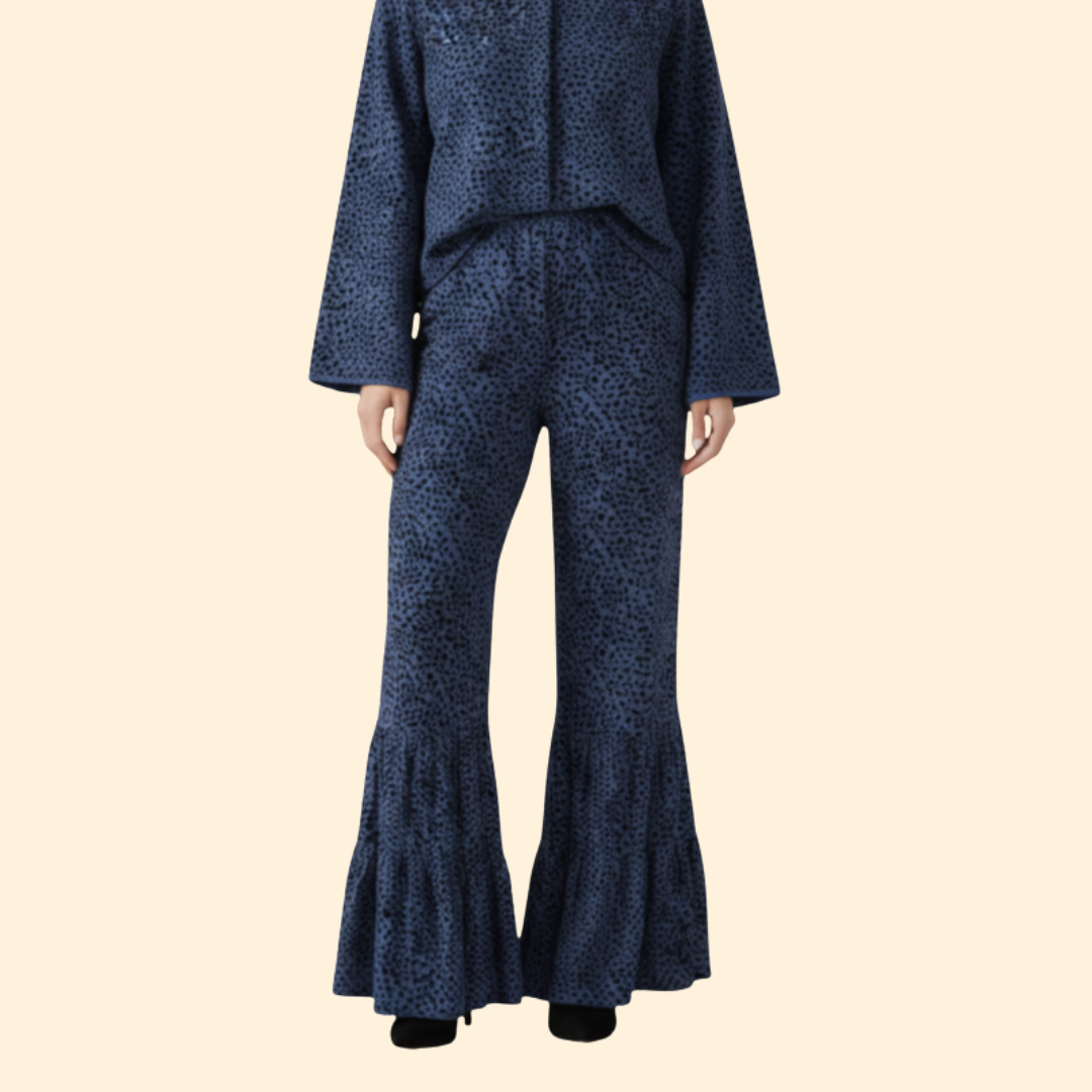 Women's Stylish Ruffle Palazzo Pants