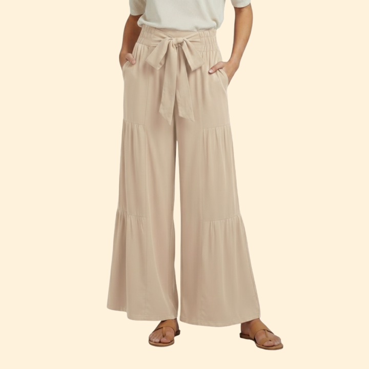Women's Effortless Tie-Waist Trousers