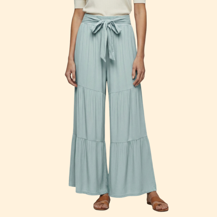 Women's Stylish Tie-Waist Trousers