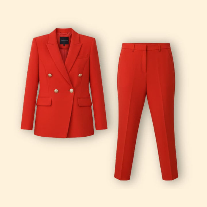 Blazer Set with Structured Design