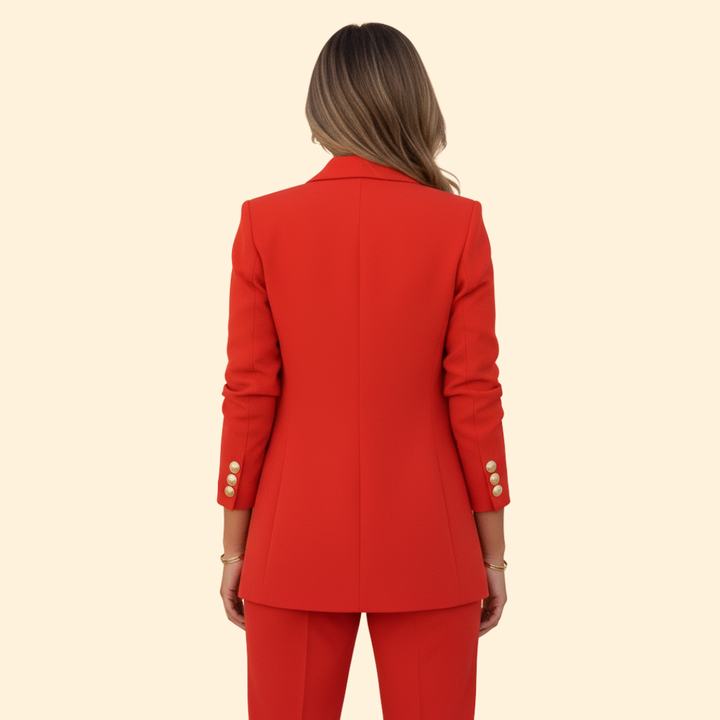 Blazer Set with Structured Design