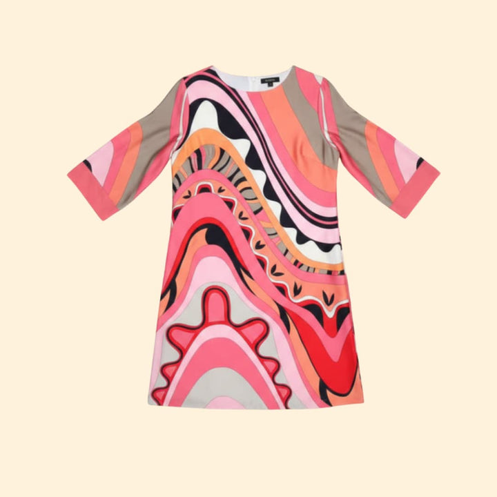 Women's Bold Abstract Print Dress