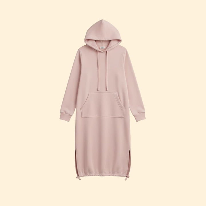 Women's Casual Hoodie Dress with Pockets