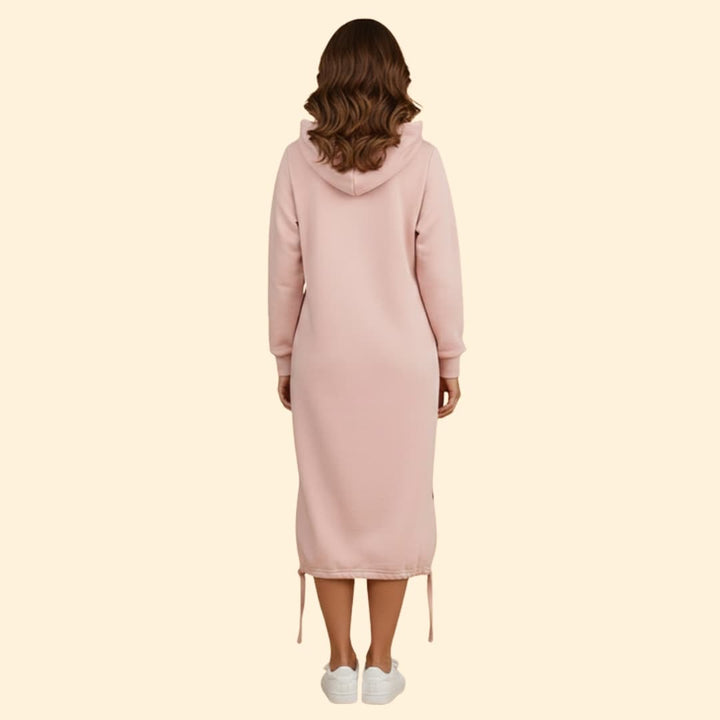 Women's Casual Hoodie Dress with Pockets