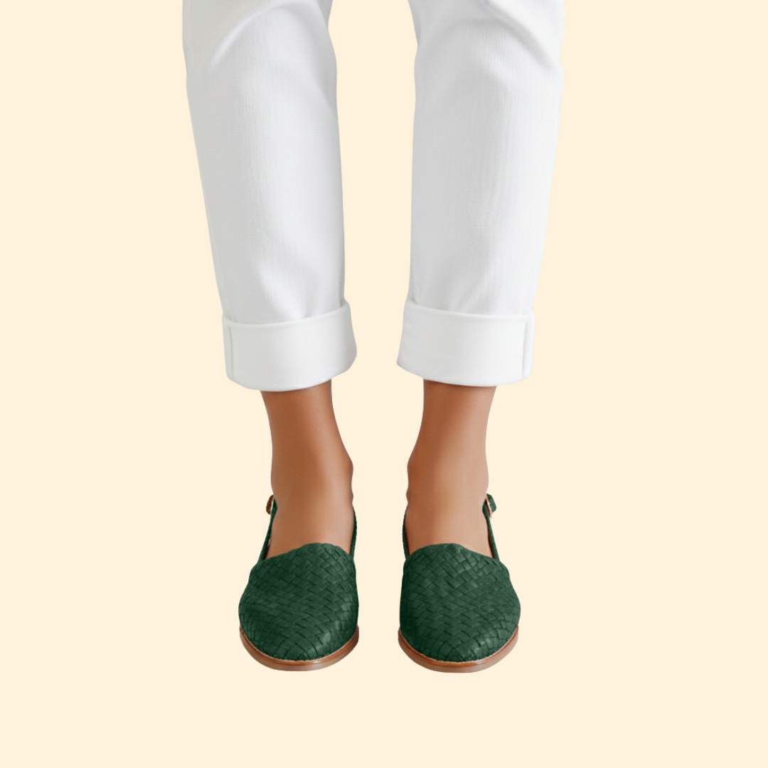 Women's Woven Slingback Shoes