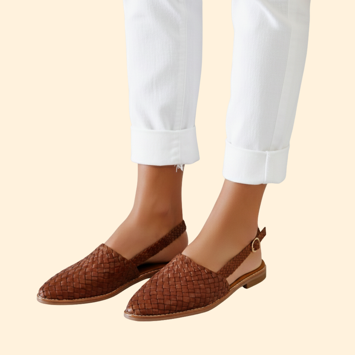 Women's Woven Slingback Shoes