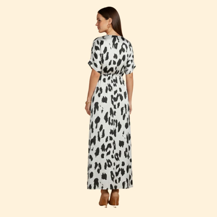 Women's Chic Leopard Maxi Dress