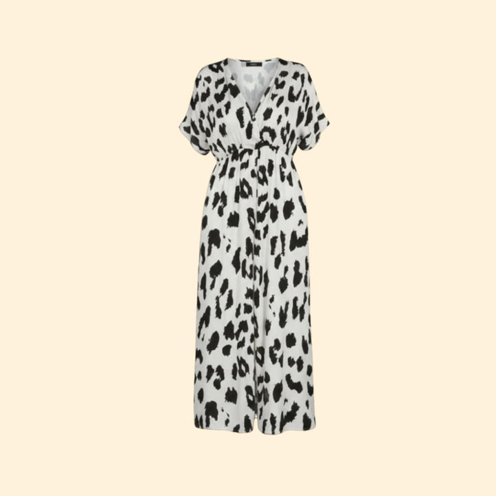 Women's Chic Leopard Maxi Dress