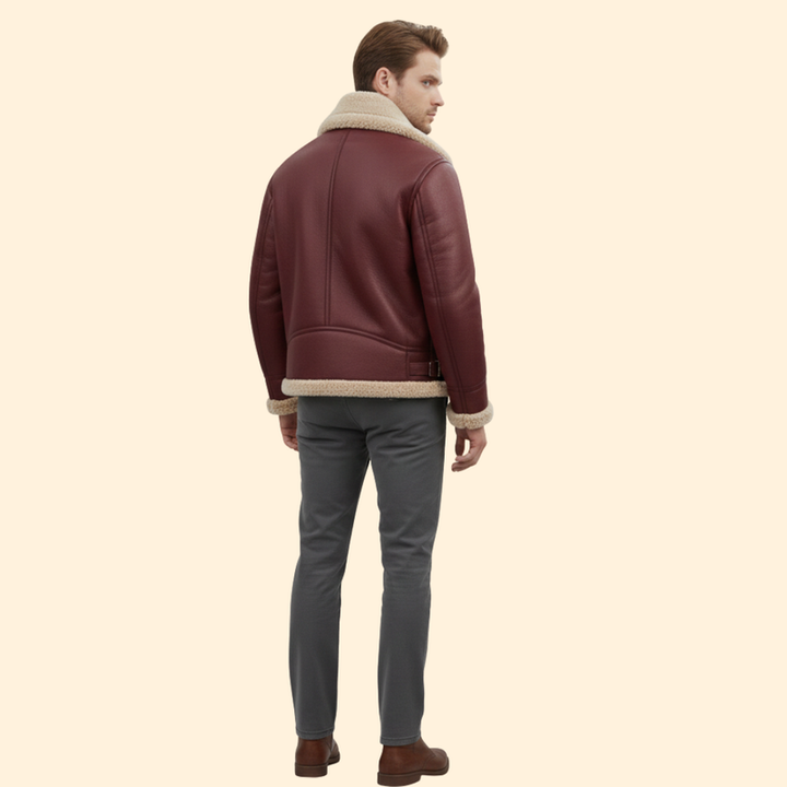 Classic Shearling Aviator Jacket