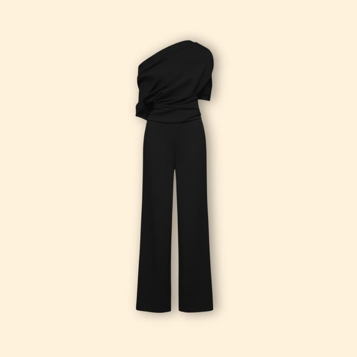 Draped Evening Jumpsuit