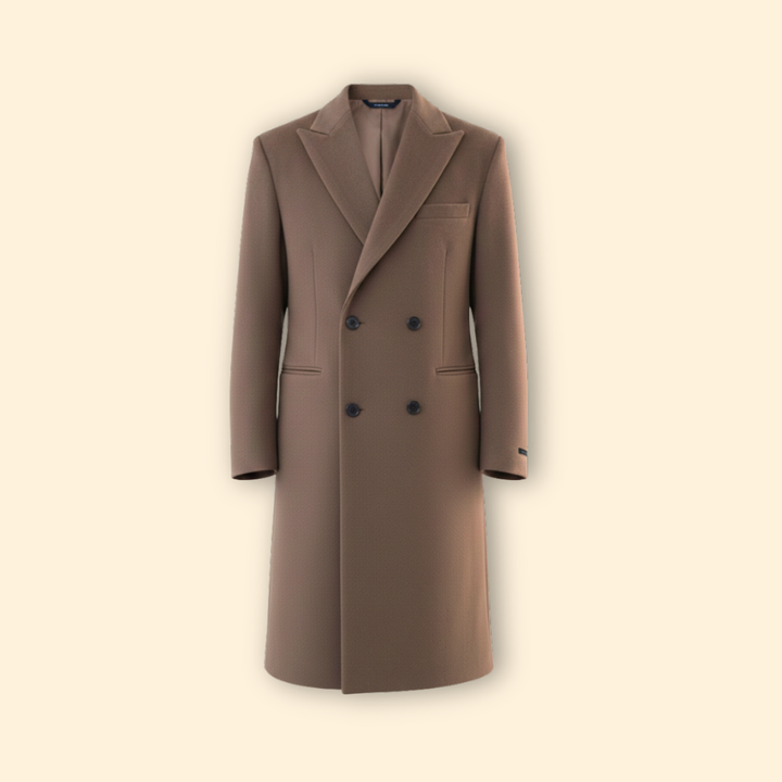Men’s Tailored Long Overcoat