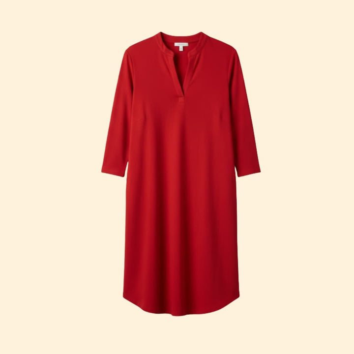 Women's Effortless V-Neck Casual Dress