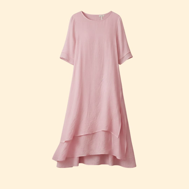Women's Effortless White Flow Dress