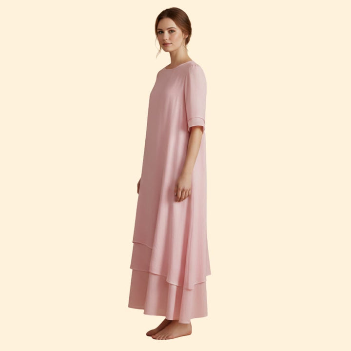 Women's Effortless White Flow Dress