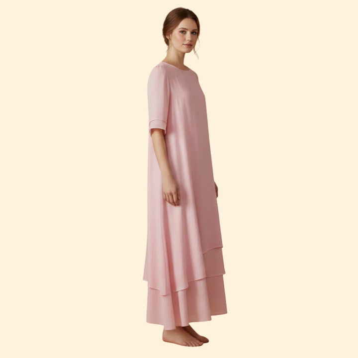 Women's Effortless White Flow Dress