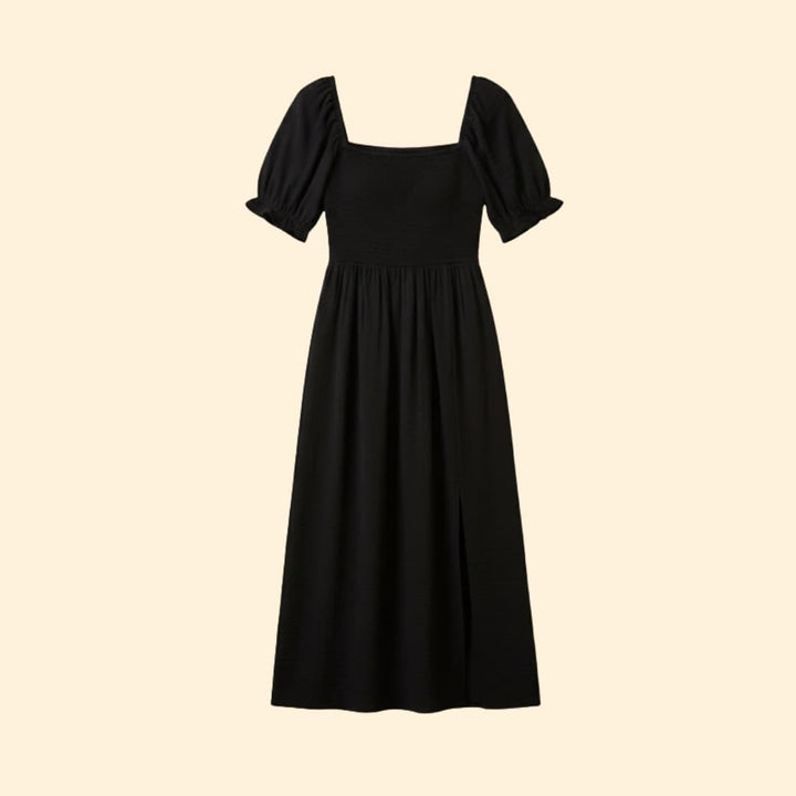 Women's Elegant Off-Shoulder Puff Sleeve Dress
