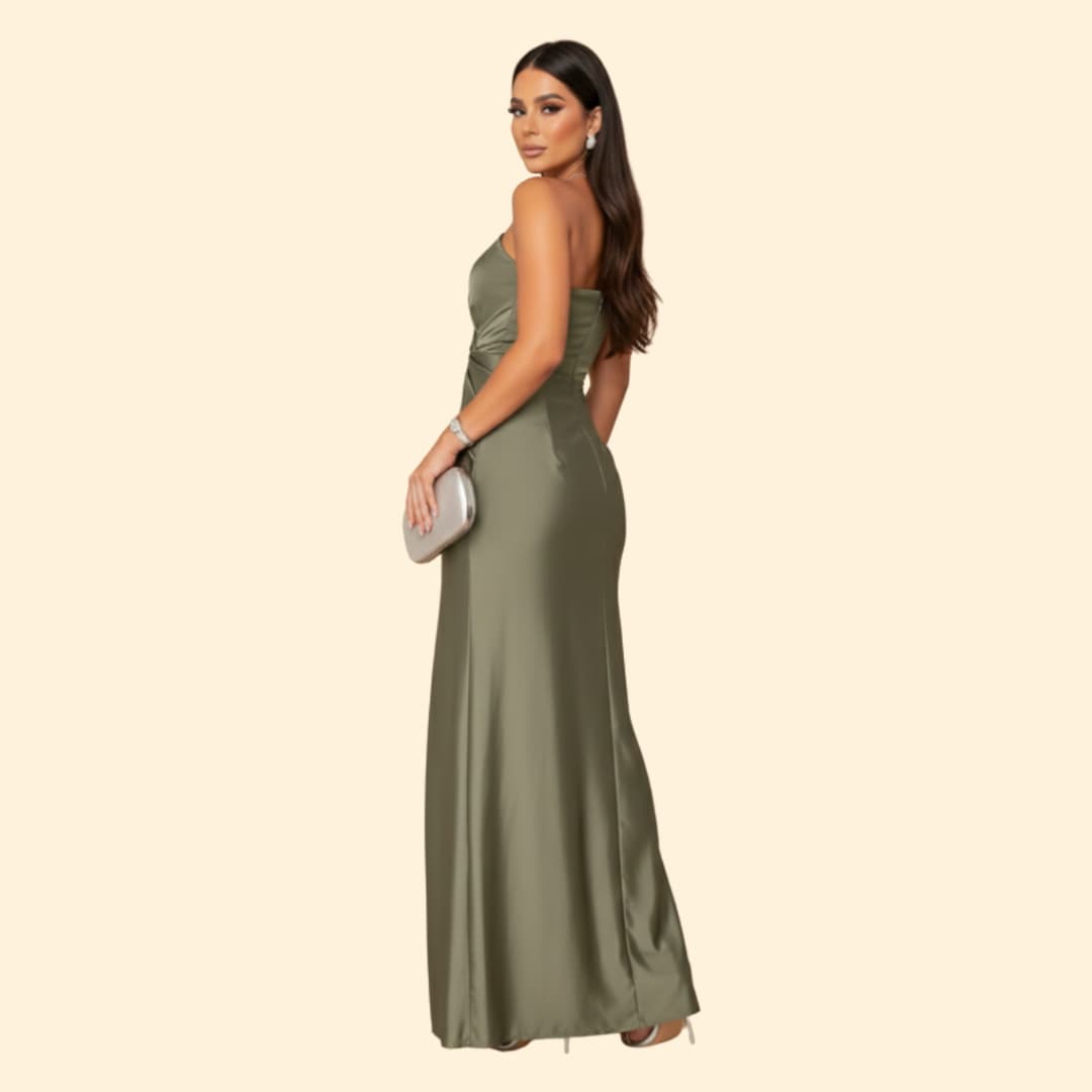 Women's Elegant One-Shoulder Dress