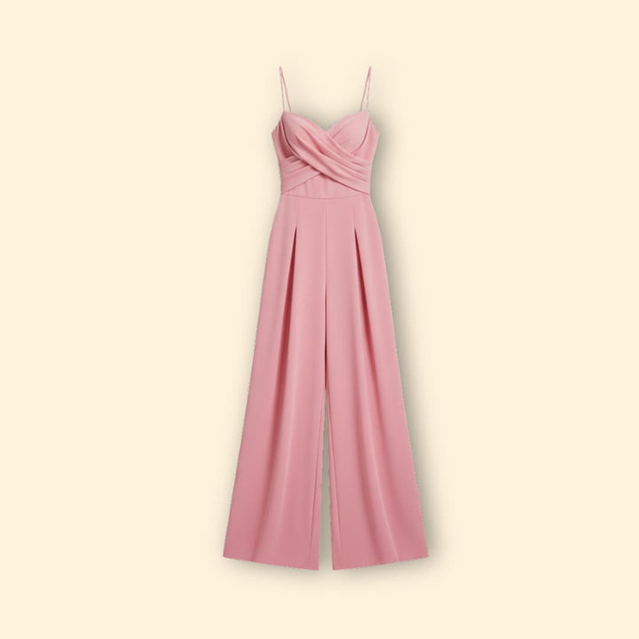 Evening Jumpsuit with Defined Silhouette