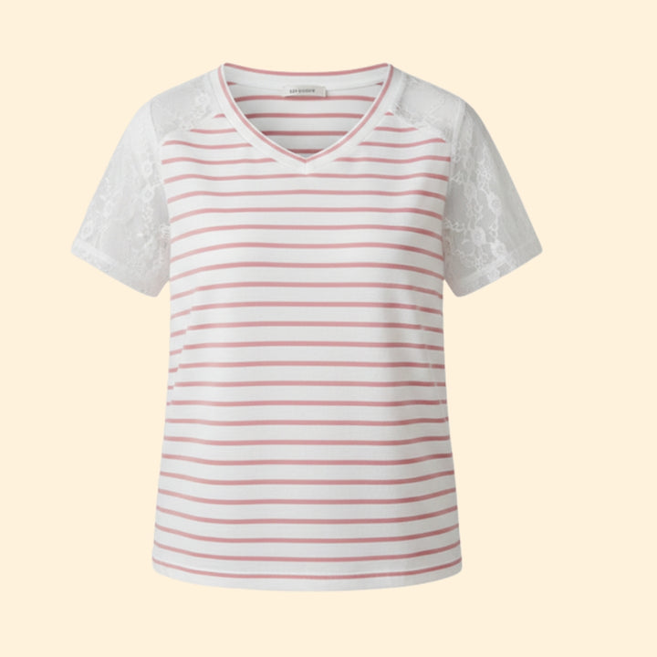 Women's Lace Sleeve T-shirt