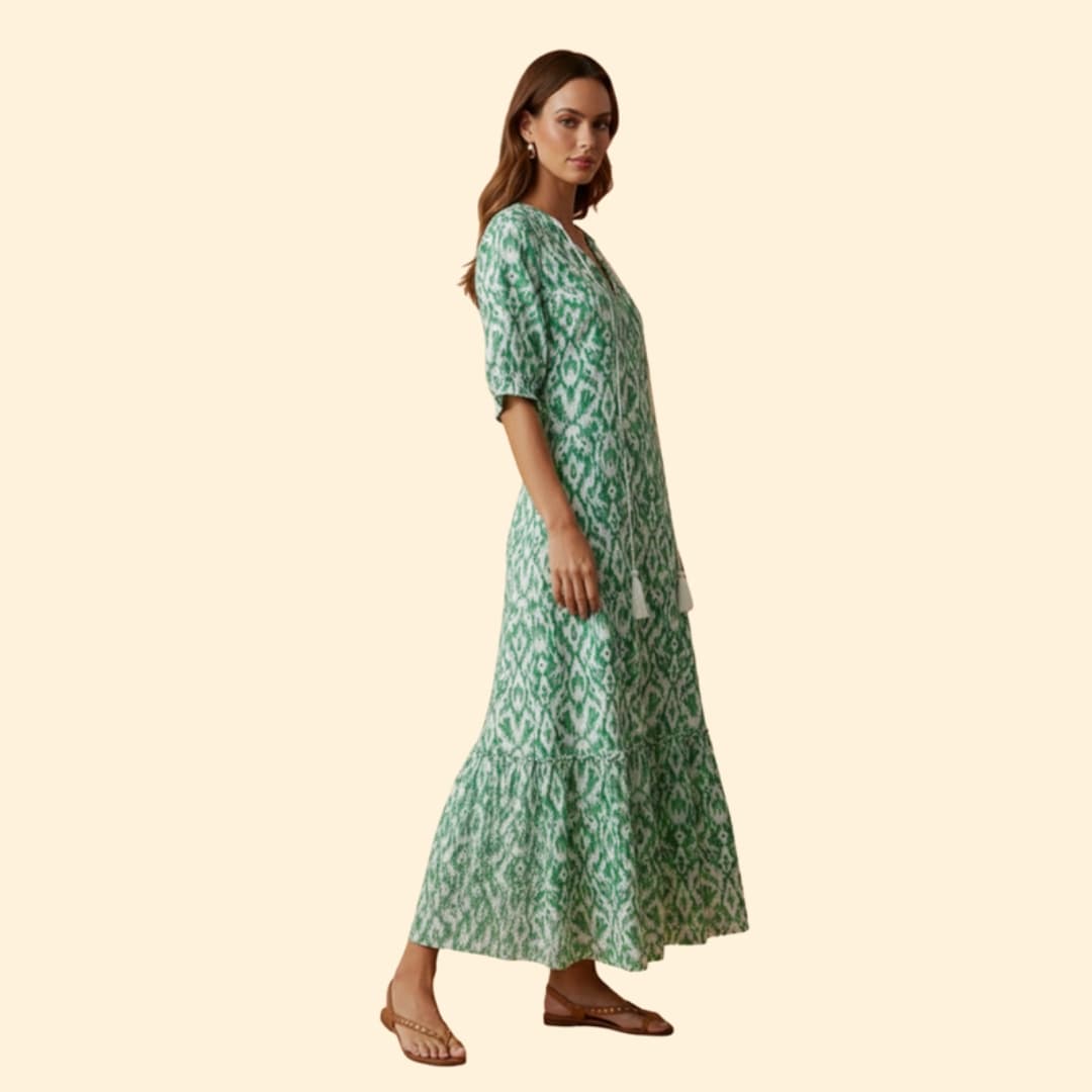 Women's Floral Boho Maxi Dress