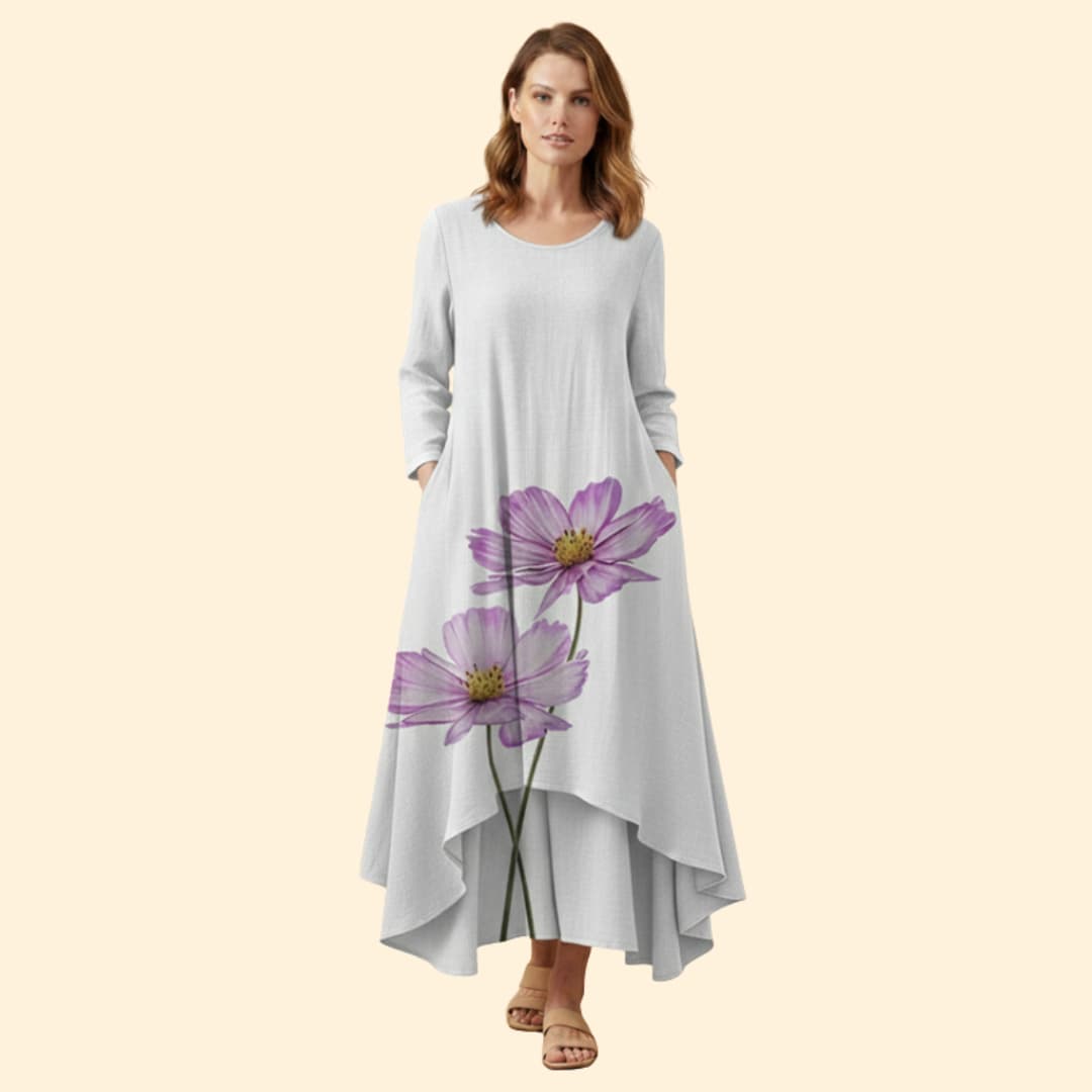 Women's Floral Boho Maxi Dress
