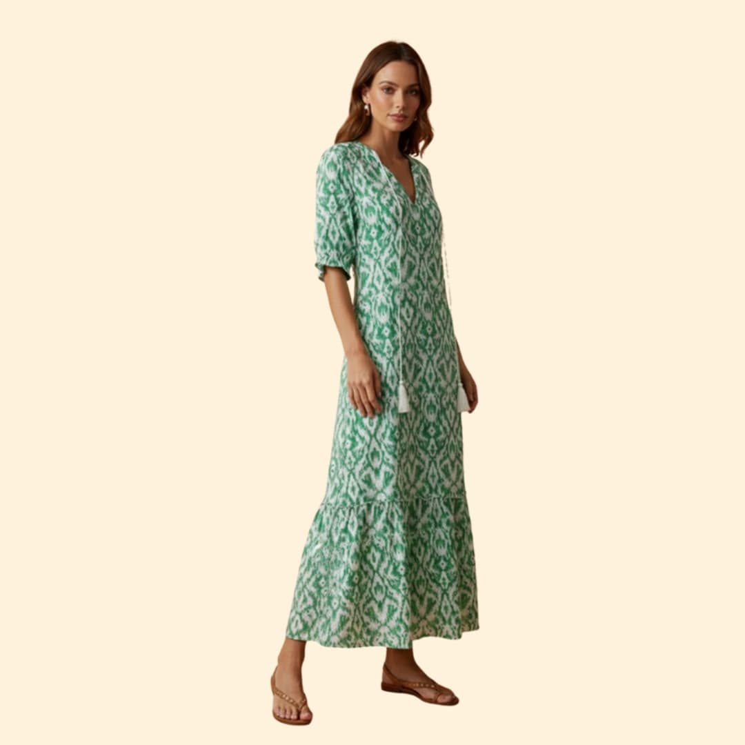 Women's Floral Boho Maxi Dress