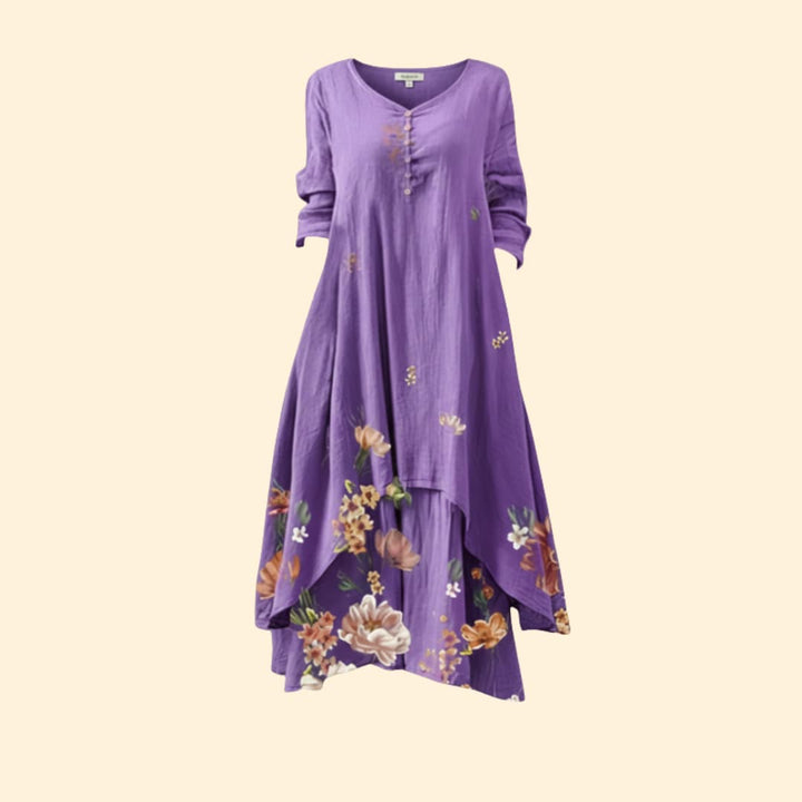 Women's Floral Boho Maxi Dress
